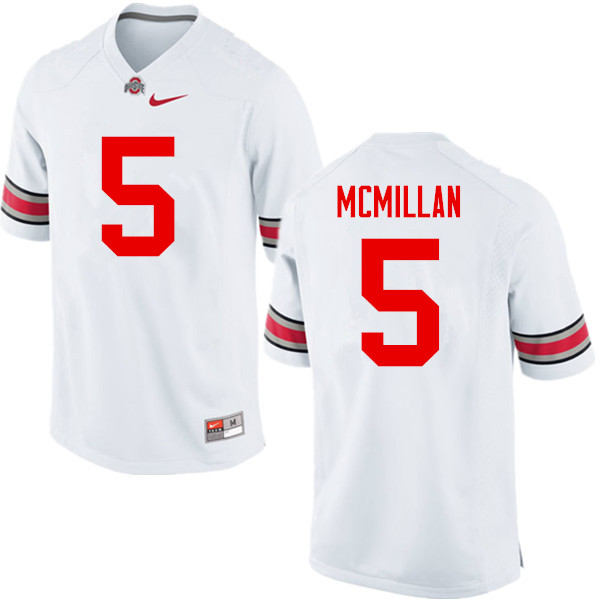 Ohio State Buckeyes #5 Raekwon McMillan College Football Jerseys Game-White